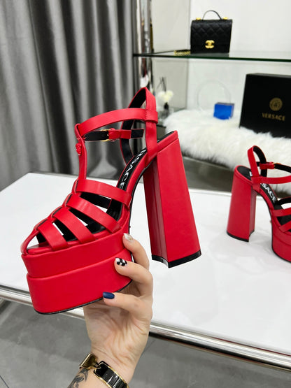 Versace La Medusa Platform Sandals