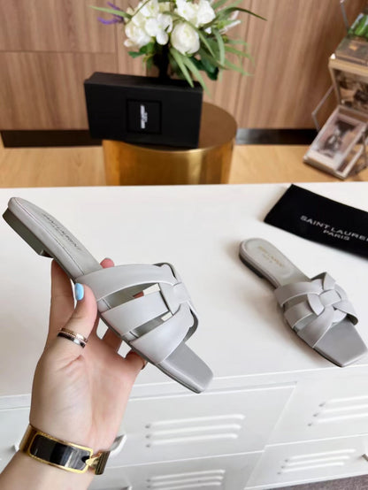 YSL Tribute Flat Mule