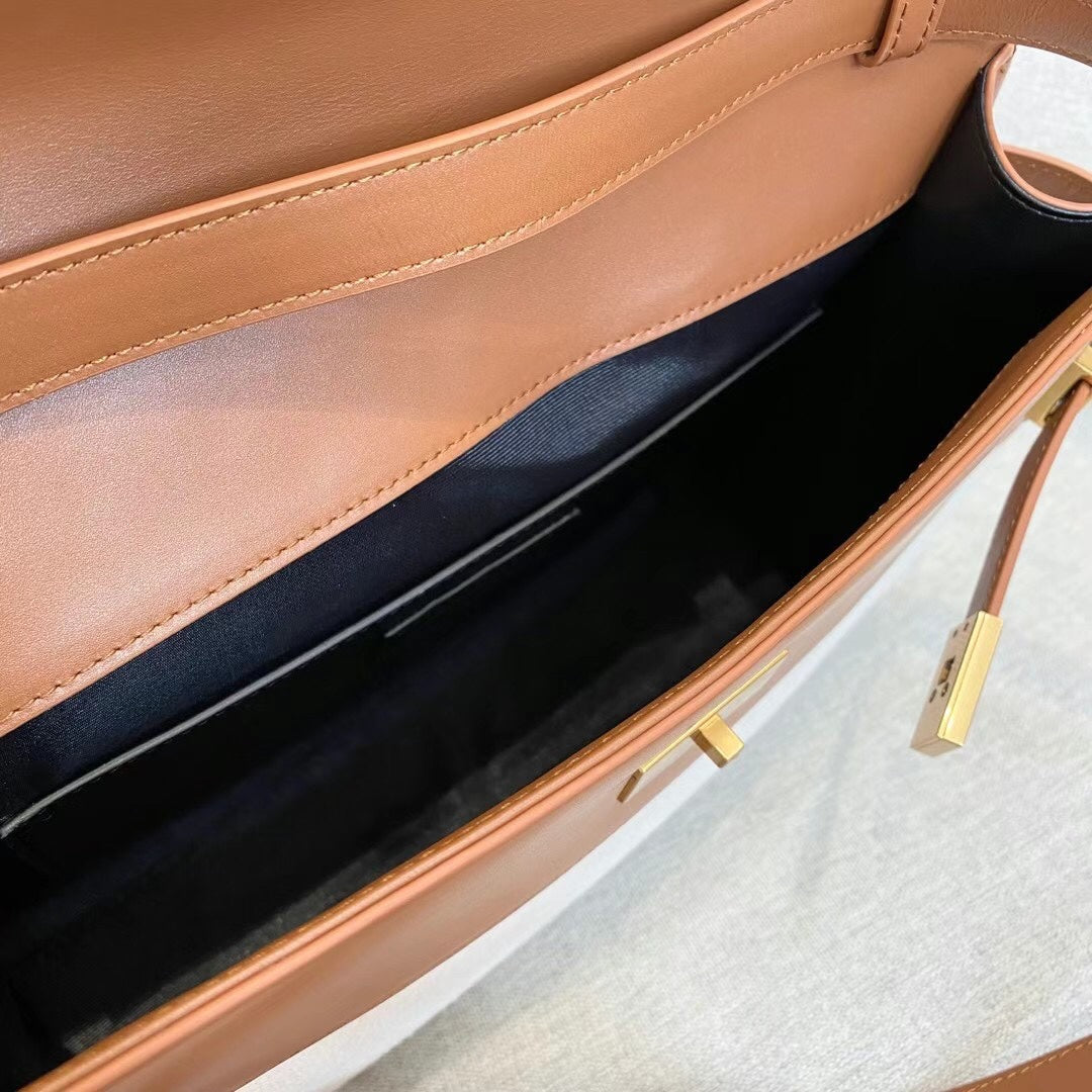 YSL Manhattan Shoulder Bag In Canvas And Leather