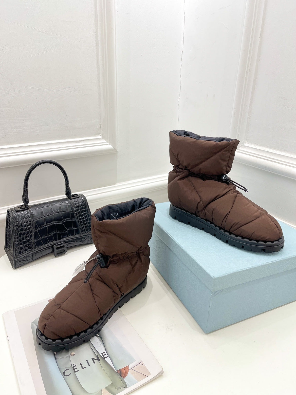 Prada  Paddled Nylon Boots