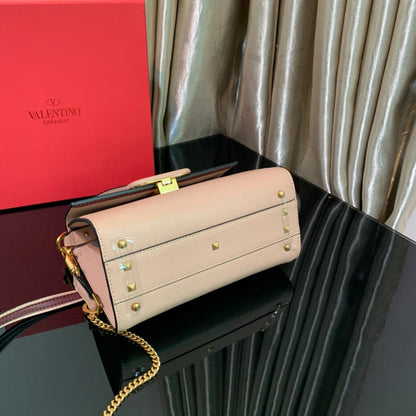 Valentino Garavani Small Vsling Grainy Calfskin Bag