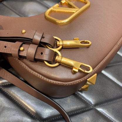 Valentino Stud Sign Hobo Bag
