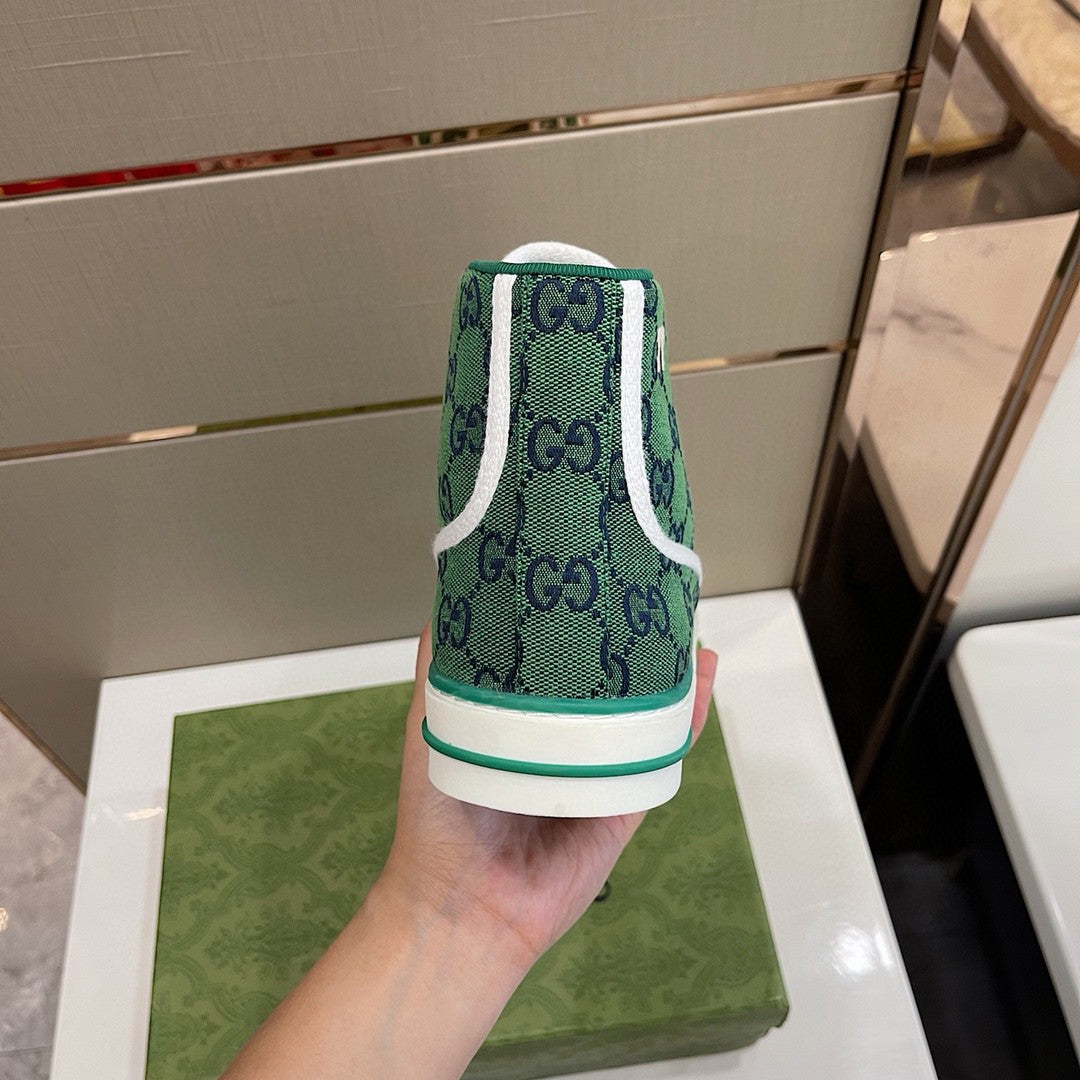 Gucci Tennis 1977 GG Multicolor High Top Sneakers