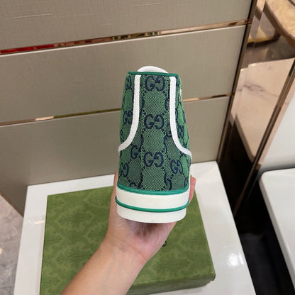 Gucci Tennis 1977 GG Multicolor High Top Sneakers