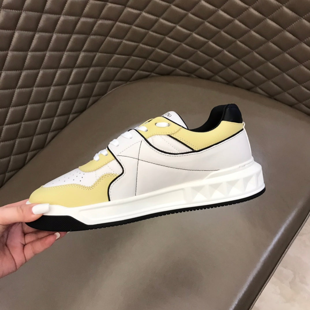 Valentino One Stud Nappa Sneakers