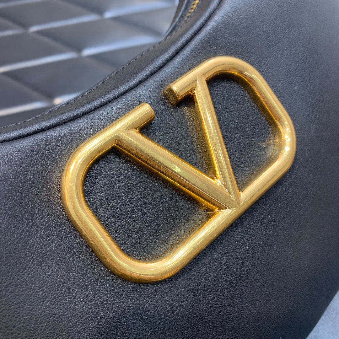 Valentino Stud Sign Hobo Bag