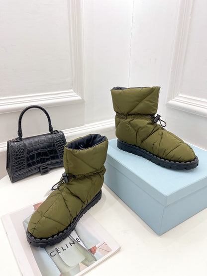 Prada  Paddled Nylon Boots