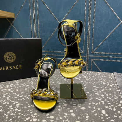 Versace  Medusa Chain High Heel Sandals