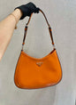 Prada Cleo brushed Leather Shoulder Bag