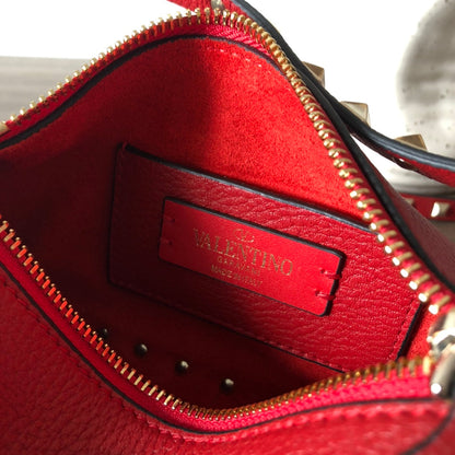 Valentino Garavani Small Rockstud  Grainy  Crossbody Bag