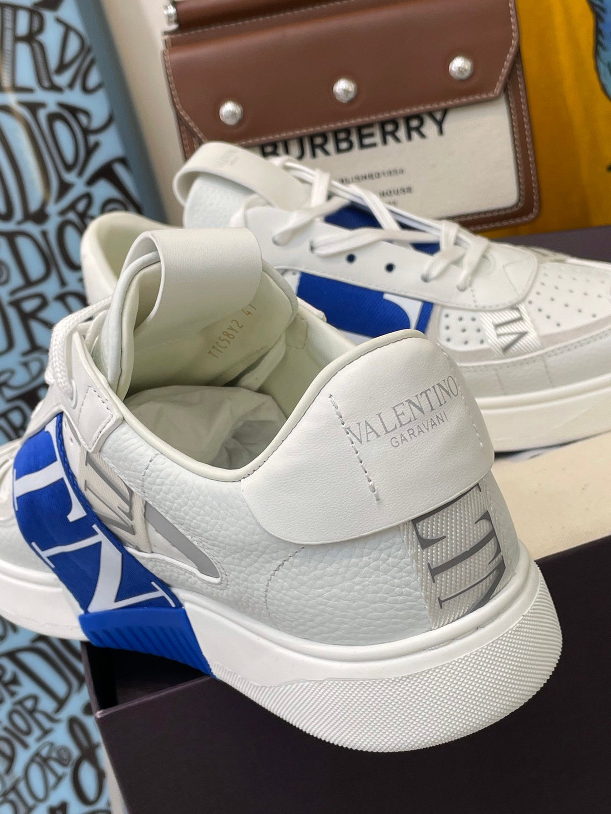 Valentino Calfskin  VL7N Sneakers with Bands