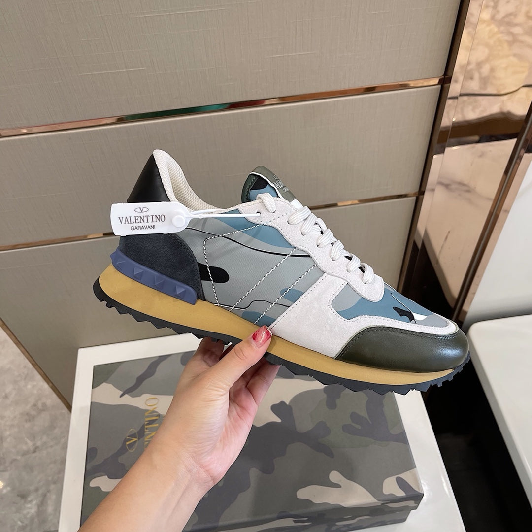 Valentino Camouflage Rockrunner Sneakers
