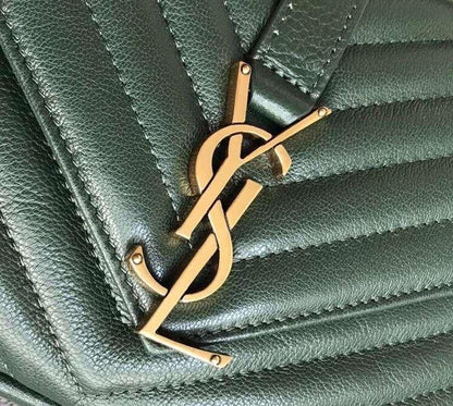 YSL College Medium Quilted Leather Bag