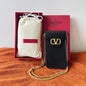 Valentino Garavani Loco Phone Case With Chain