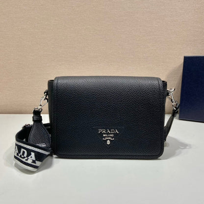 Prada  Leather Shoulder Bag