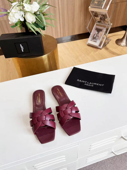 YSL Tribute Flat Mule