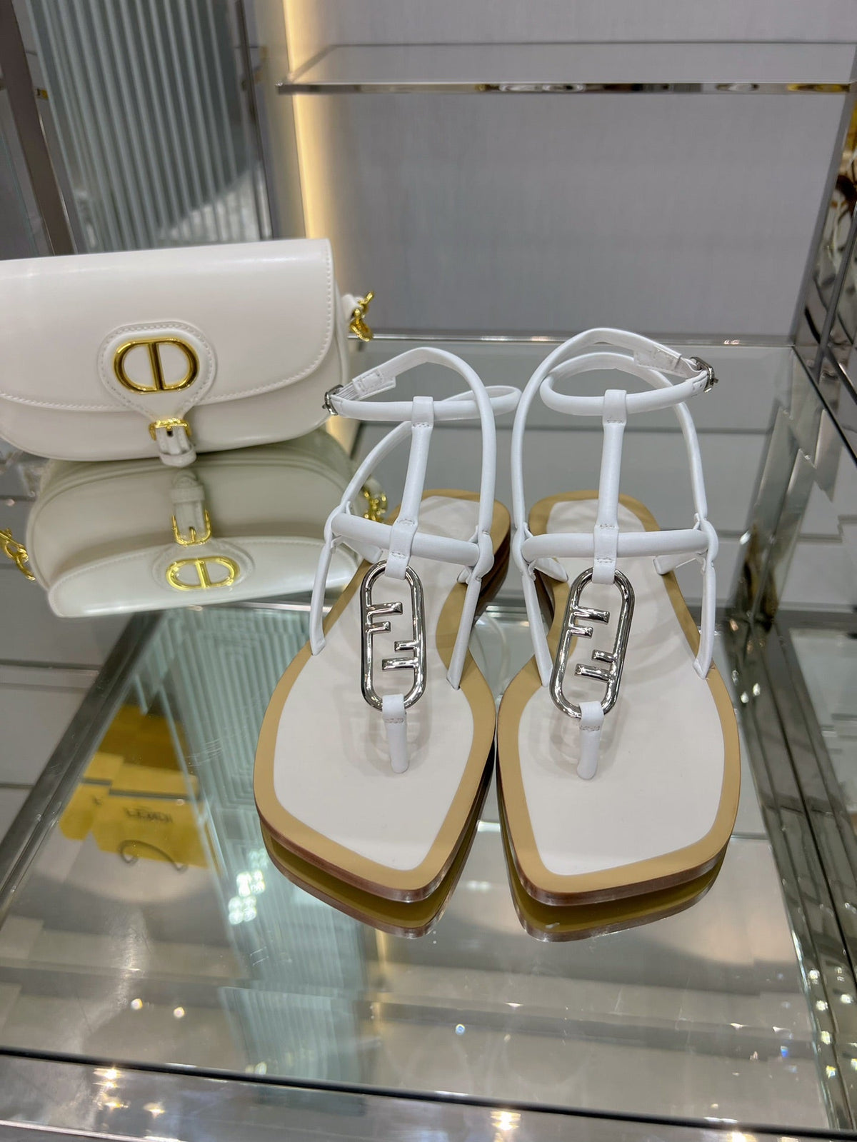 Fendi O'Lock Sandals