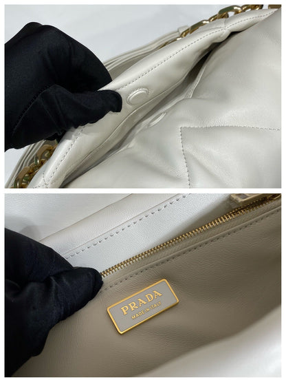 Prada Padded Nappa Leather Shoulder Bag