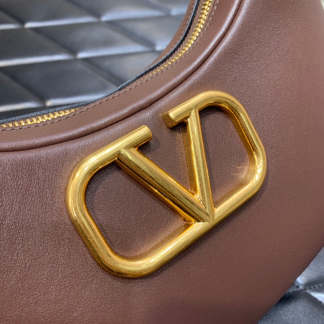 Valentino Stud Sign Hobo Bag
