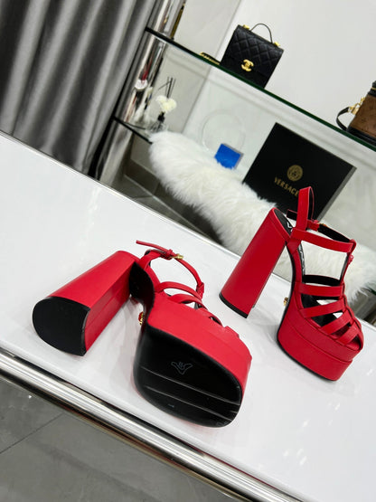 Versace La Medusa Platform Sandals