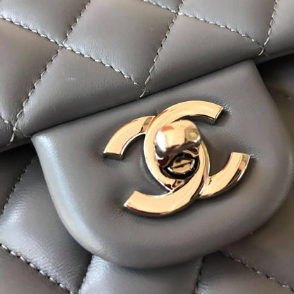 Chanel Caivar Double Flap Bag