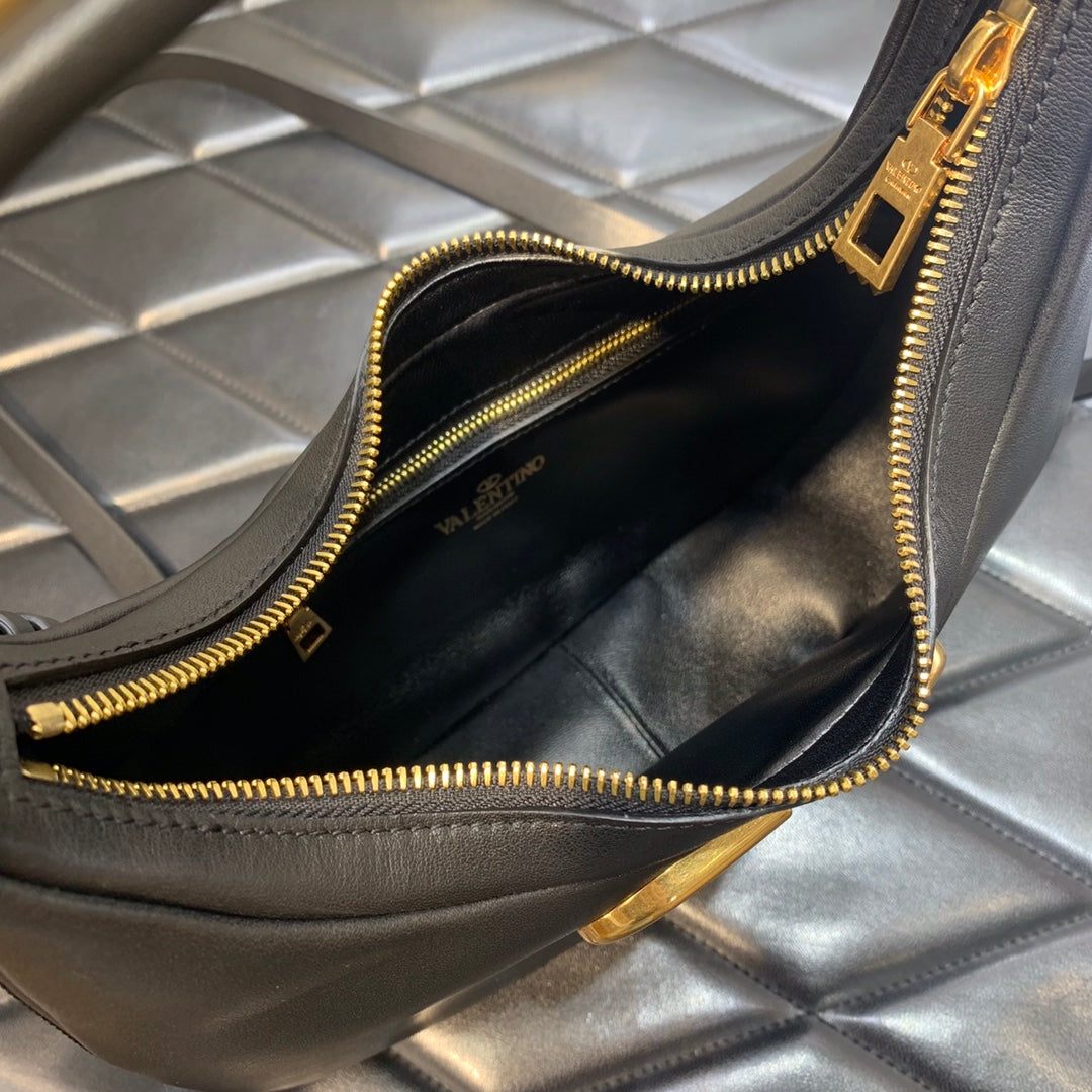 Valentino Stud Sign Hobo Bag