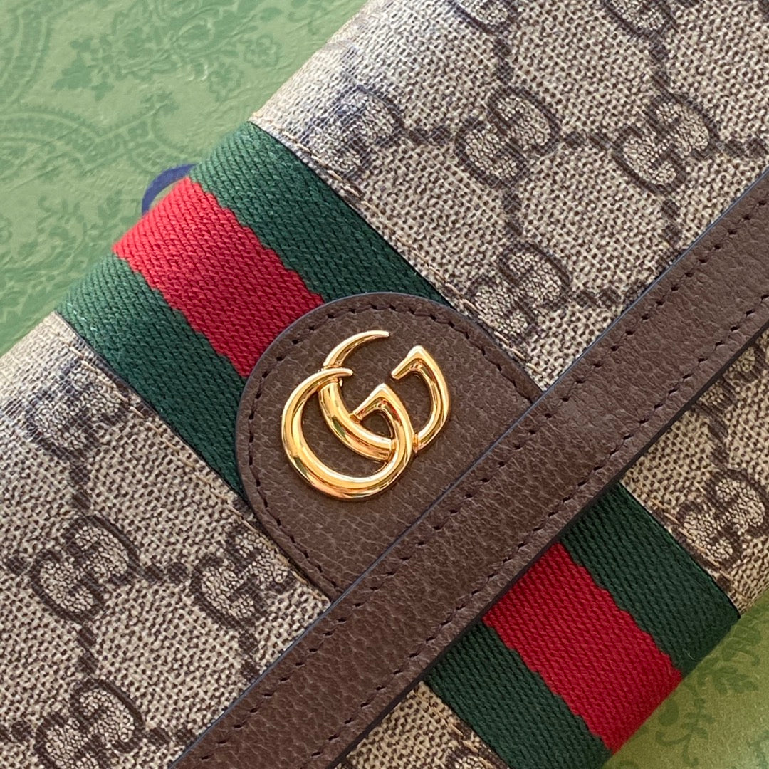 Gucci Ophidia GG Continental Wallet