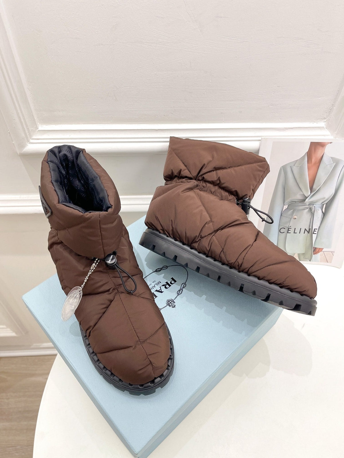 Prada  Paddled Nylon Boots