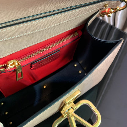Valentino Garavani Small Vsling Grainy Calfskin Bag