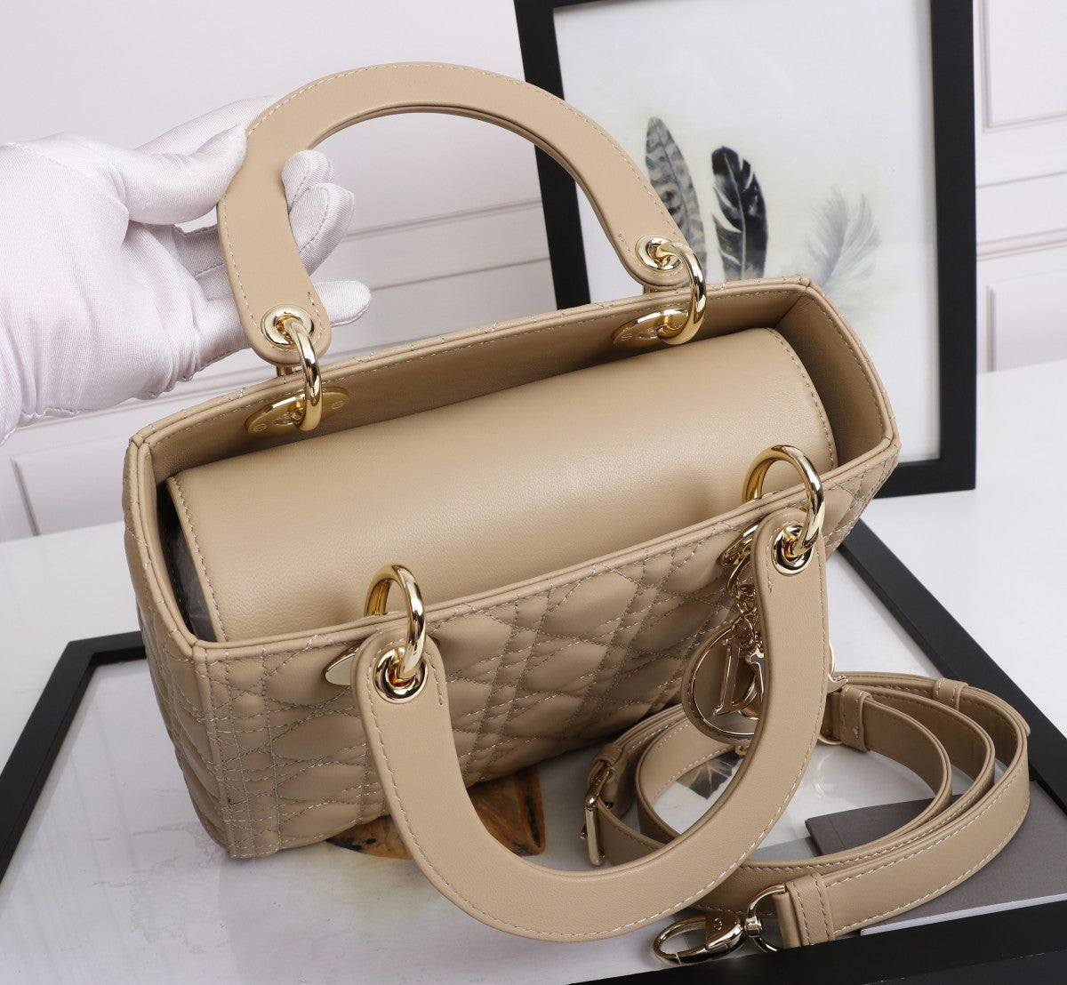 Christian Dior Medium Lady Dior  Bag