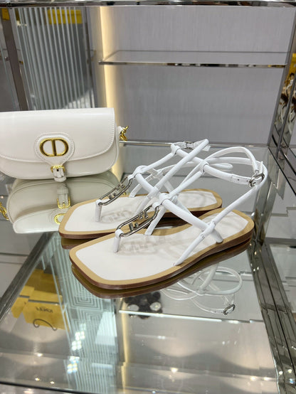 Fendi O'Lock Sandals