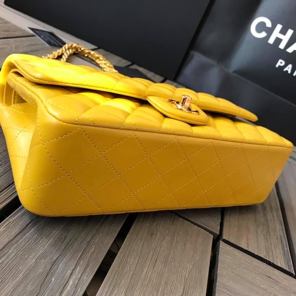 Chanel Caivar Double Flap Bag