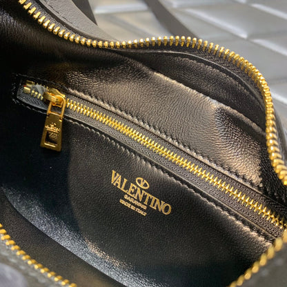 Valentino Stud Sign Hobo Bag