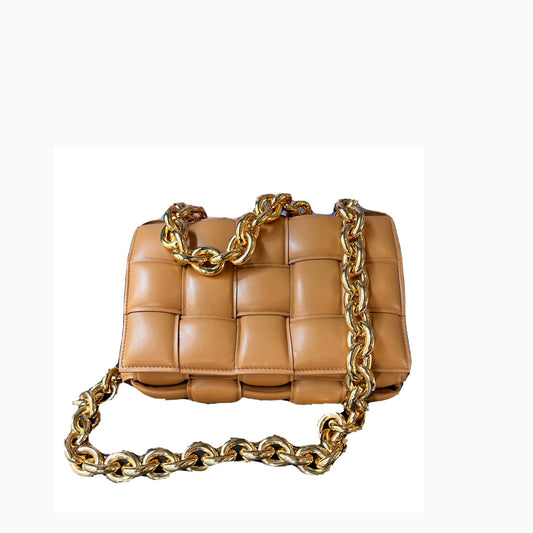 Bottega Veneta Chain Cassete Caramel