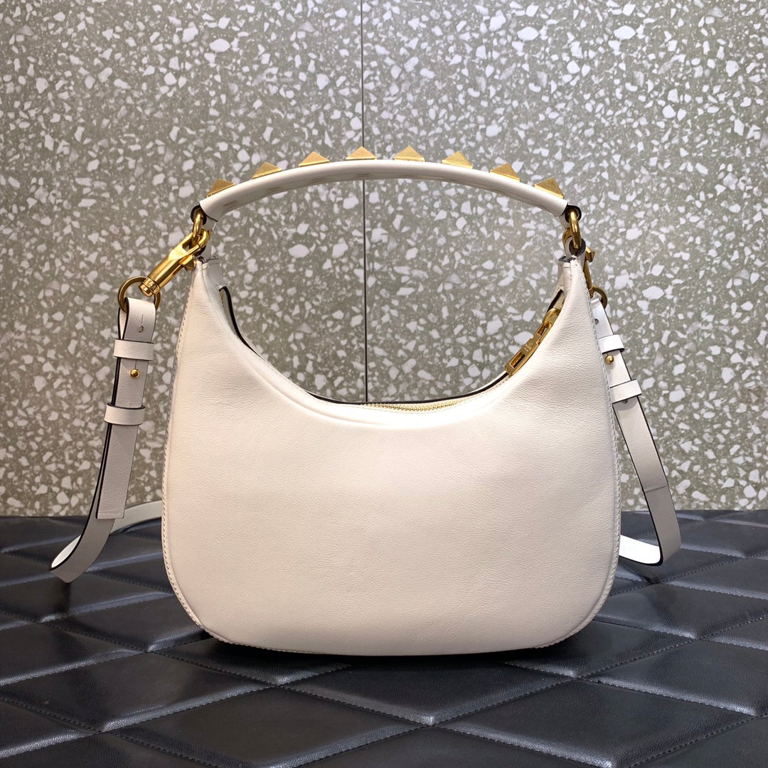 Valentino Stud Sign Hobo Bag