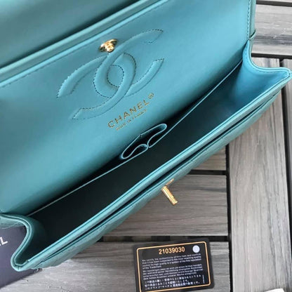 Chanel Caivar Double Flap Bag