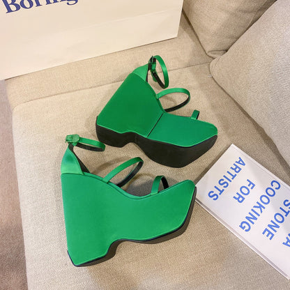 Versace  Triplatform Sandals