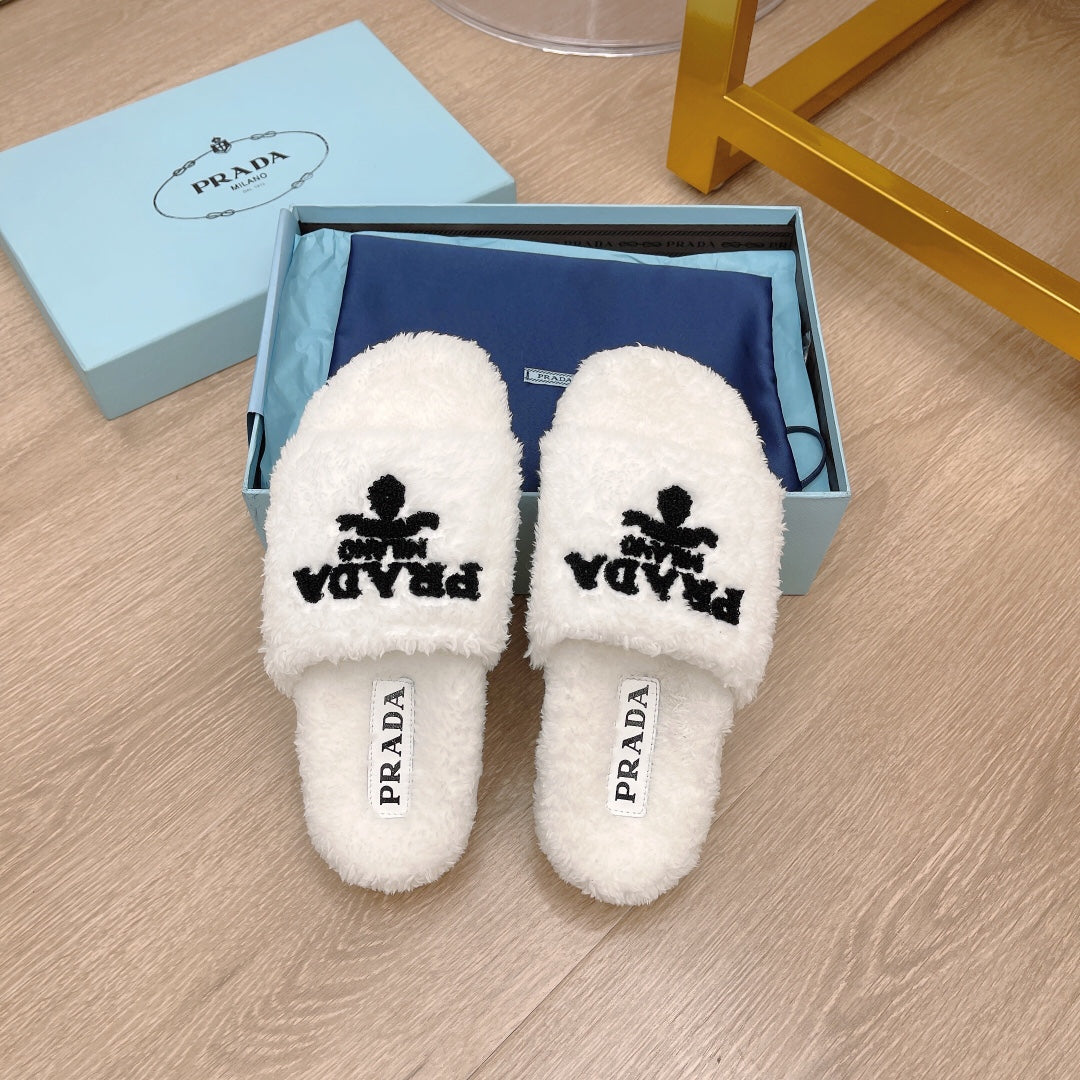 Prada Terry Cloth Slides