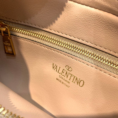 Valentino Stud Sign Hobo Bag