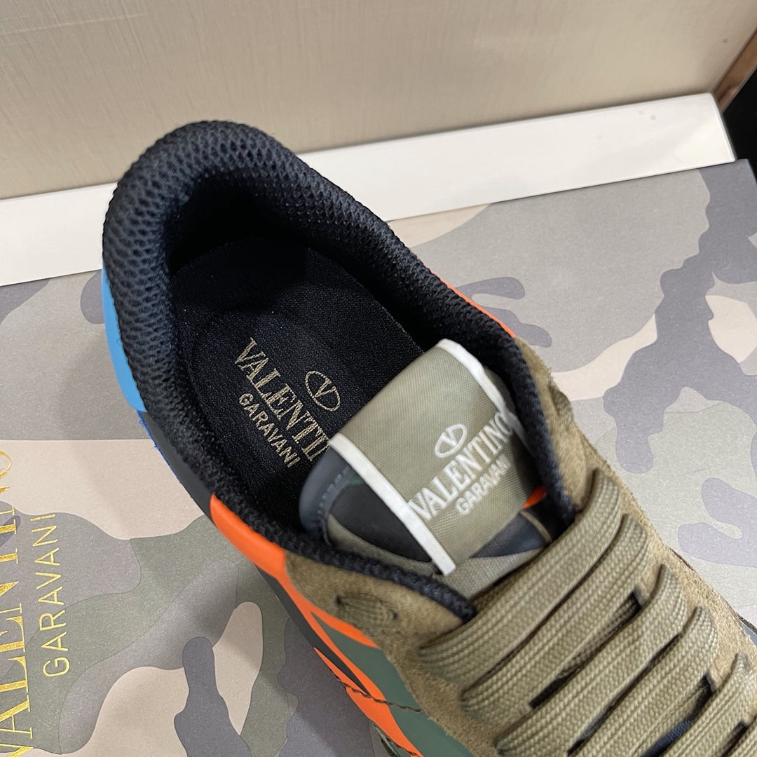 Valentino Camouflage Rockrunner Sneakers