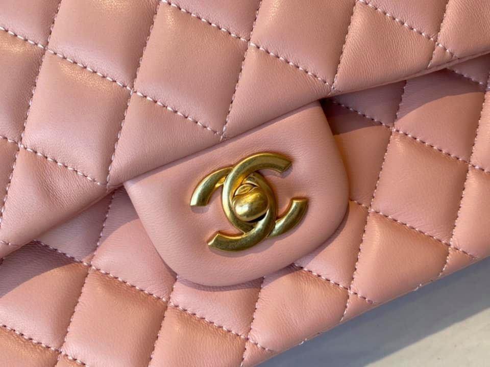Chanel Caivar Double Flap Bag