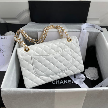 Chanel Caivar Double Flap Bag