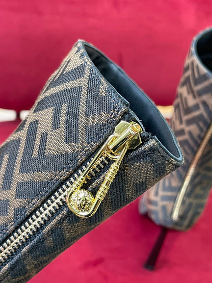Versace Fendace FF Jaccquard Boots