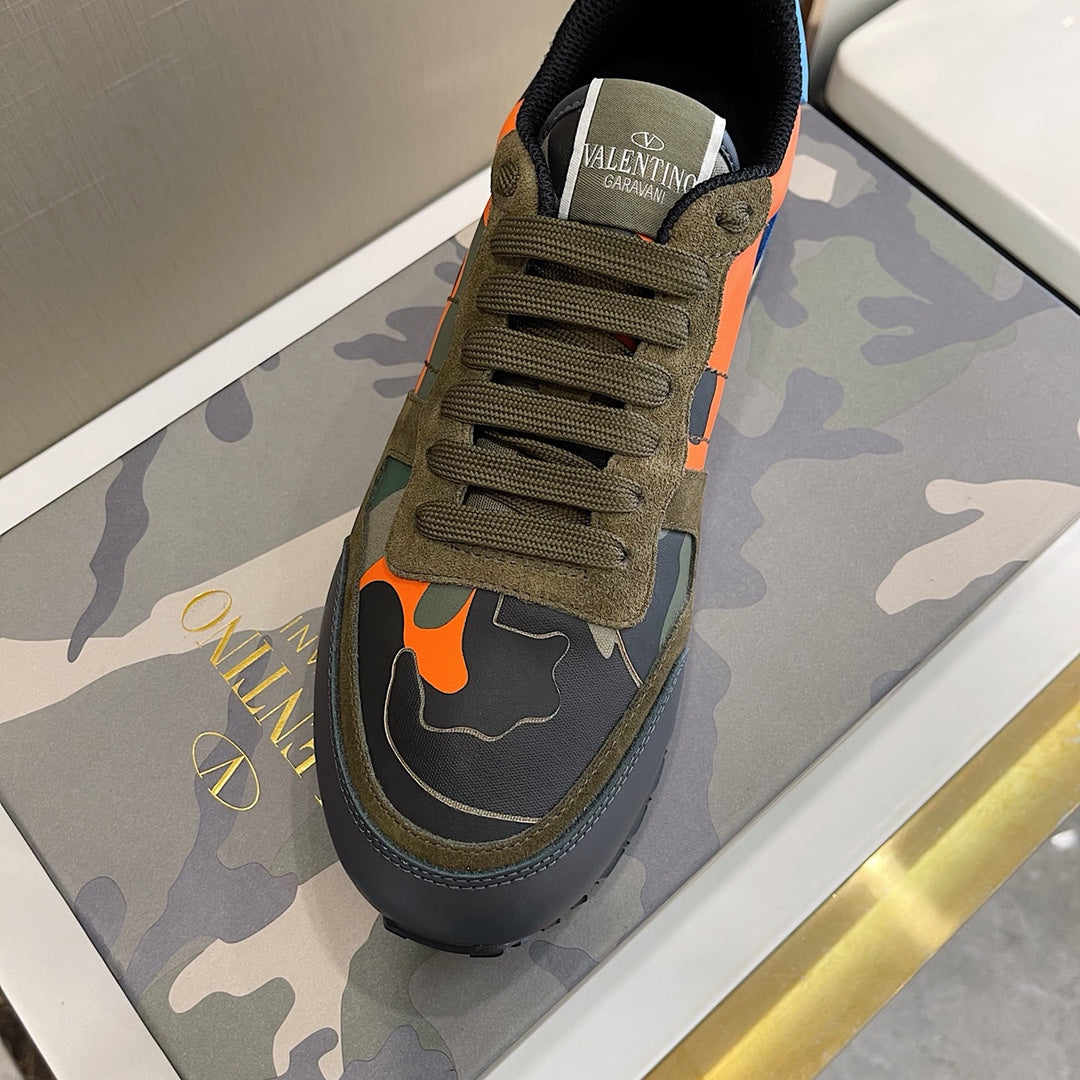 Valentino Camouflage Rockrunner Sneakers