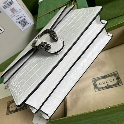 Gucci Crocodile Dionysus Small Shoulder Bag