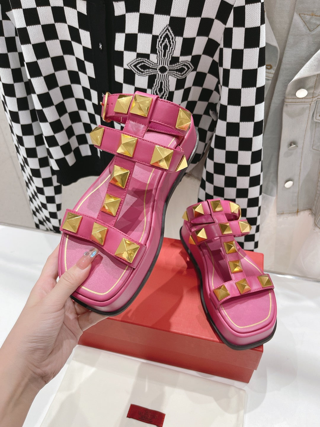 Valentino Roman Stud Sandals