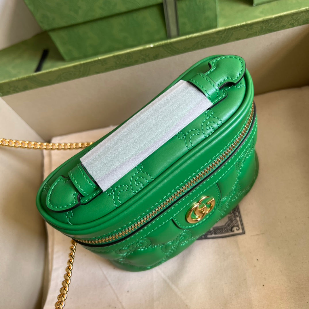 Gucci GG Matelasse Top Handle Mini  Bag