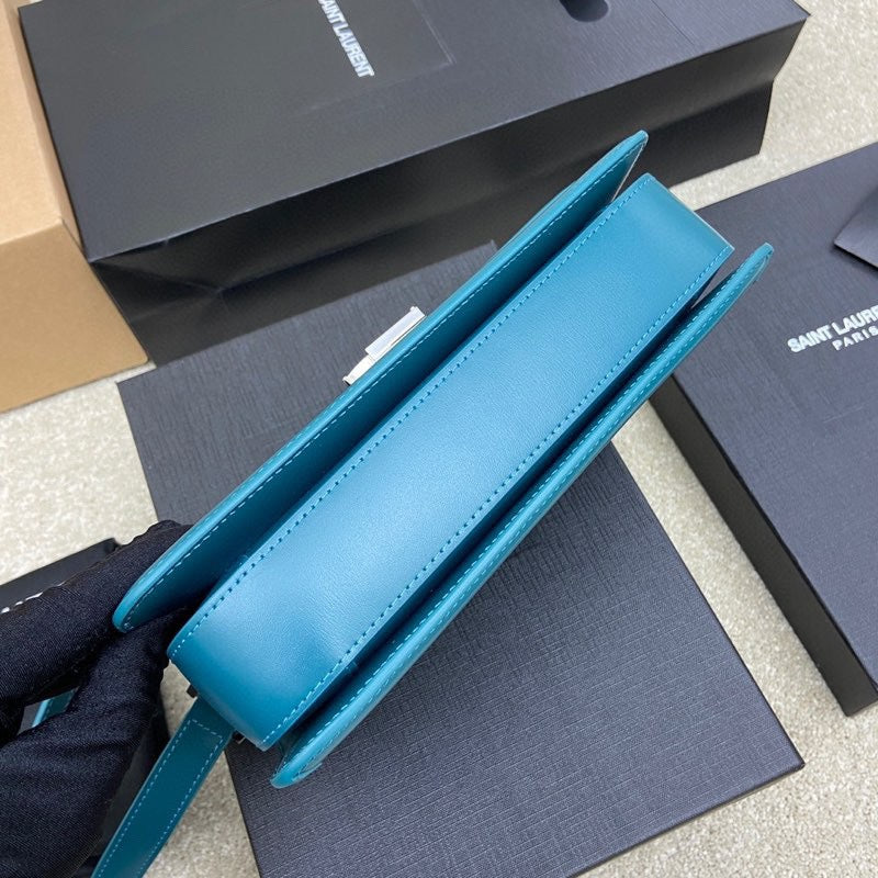 YSL Solferino Medium Satchel In Box Leather