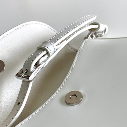 Prada Cleo brushed Leather Shoulder Bag With Flap
