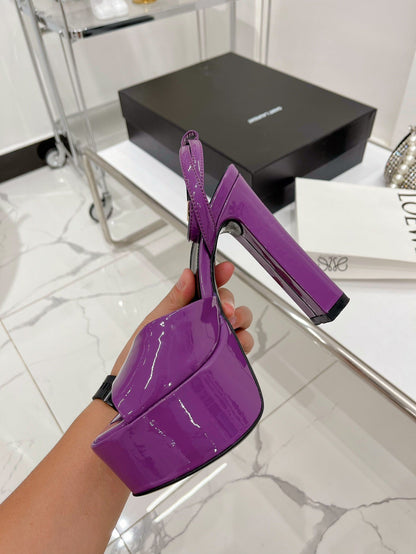 YSL Jodie Platform Sandals